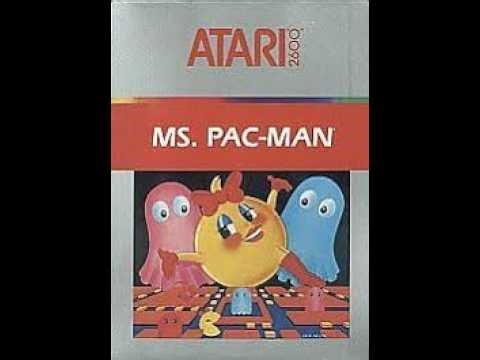 First Level of MS. PAC-MAN on the ATARI 2600