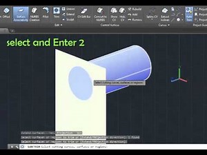 autocad surface trim not working