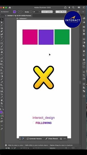 Stop Manually Aligning Objects in Illustrator — Here's the Right Way! #shorts