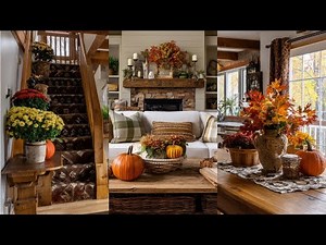 Rustic Autumn Elegance ✨ | Transform Your Home with Cozy Farmhouse Flair
