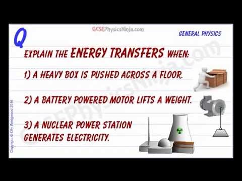 Work Done and Energy Transfer Examples - GCSE Physics