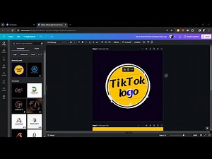 How to Design a TikTok Logo with Canva - Canva Tutorial For Beginner