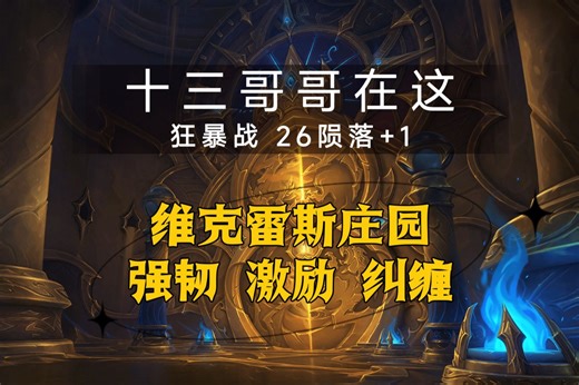 十三：26陨落 1/狂暴战高层大秘境复盘