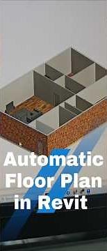 Automatic floor plan in Autodesk Revit