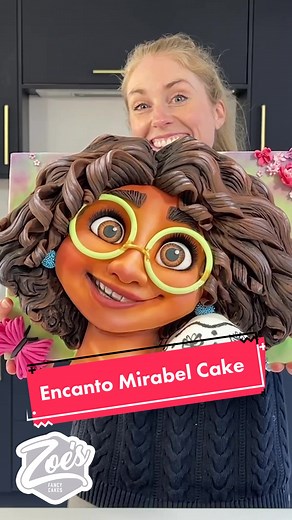 Encanto Mirabel Cake Decorating Tutorial | Disney Princess Cake