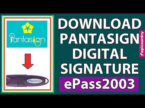 How to Download Pantasign Digital Signature Certificate(DSC) into ePass2003Auto Token