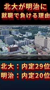 [Shocking] Why Hokkaido University, the largest university in Japan by area, loses to Meiji Unive...