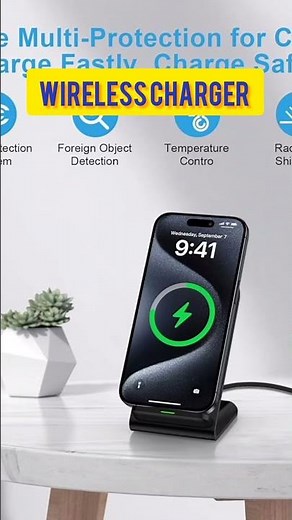 WIRELESS CHARGER magnetic PAD and power bank samsung.FOR samsung iphone android charger