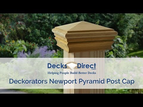 Newport Pyramid Post Cap by Deckorators