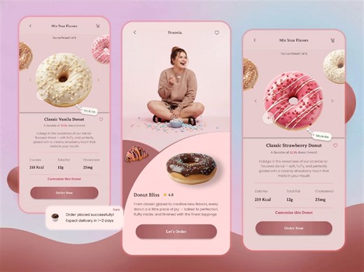 Bakery Ordering App UI Design by Design by Pexovia | Dribbble