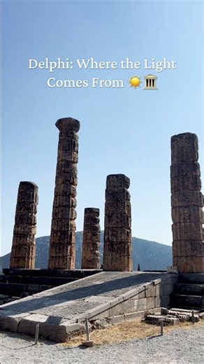 The Origin of Light: Temple of Apollo, Delphi ☀️🏛️