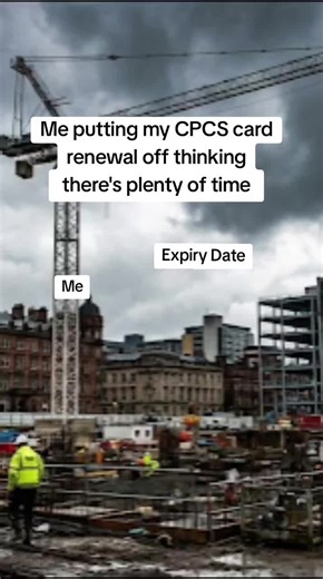 CPCS Card Renewal delay. No card no crane #cranelife #keepworklocal #Jobs #construction