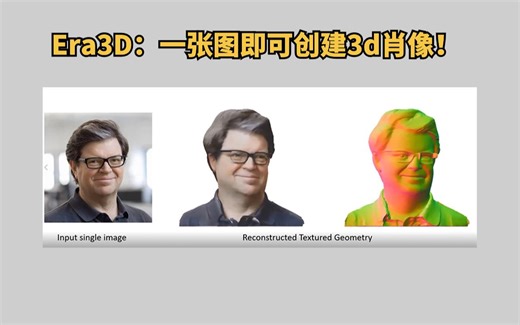 一张图即可创建3d肖像！速度甚至比sota高12倍，全新的高分辨率跨域扩散模型Era3D来了！人工智能/深度学习/机器学习