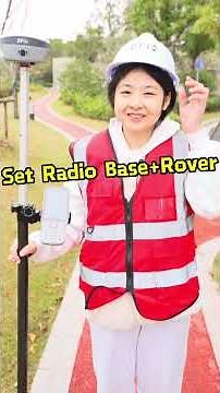 Process of setting RTK Radio Base and Rover mode