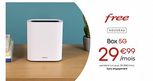 Free lance soudainement sa 1ère Box 5G avec WiFi 7, internet illimité et la TV incluse