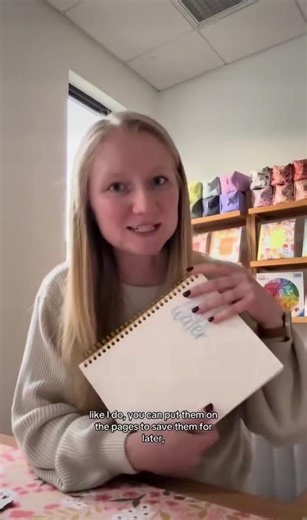 My new sticker book! Perfect sticker storage!