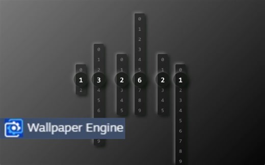 【Wallpaper Engine】你绝对不能错过的桌面简约动态时钟合集 壁纸推荐