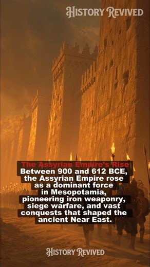 The Assyrians didn’t just conquer — they invented the art of war itself. #HistoryFacts #AssyrianEmpire #AncientWarriors #Mesopotamia #AncientHistory | Ancient History Revived
