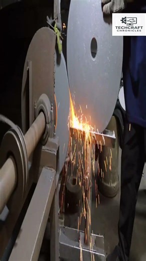 How Barbell Plates Are Made in Massive Factories #FitnessManufacturing#GymEquipment#FactoryProcess