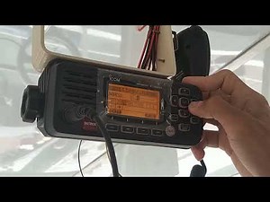cara memasukkan MMSI radio Vhf ICOM