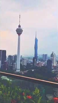 Exploring Malaysia’s Tallest Skyscraper: Merdeka 118 & KL Tower Views! 🏙️ #sky #citytower #malaysia