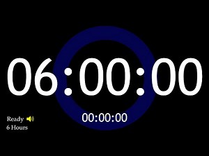 Ready 📢 6 HOUR TIMER & ALARM