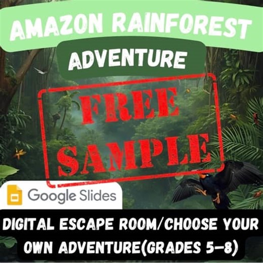 Amazon Rainforest Choose Your Own Adventure | Digital Science Escape Room