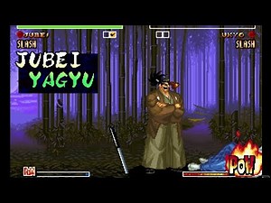Samurai Shodown IV: Jubei playthrough lvl-4【60fps】