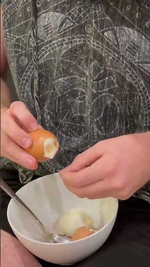 Blow my eggs- a trick to get shell off boiled eggs