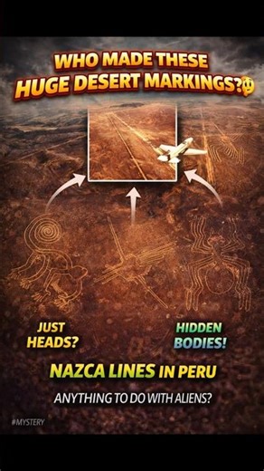 Who Made These Giant Desert Drawings? 😳#facts #shorts #trending