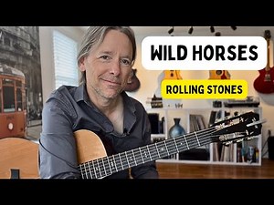 How to play - "Wild Horses" guitar lesson by: Rolling Stones TABS available