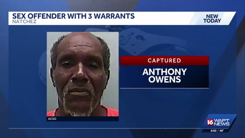 Wanted sex offender captured getting off bus