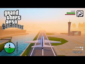 Landing Biggest Plane (AT-400) at Each Airport | GTA San Andreas: Definitive Edition | Nostalgia