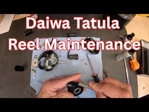 How to Clean and Maintain Your Daiwa Tatula Reel - Disassembly, Clean and Lube for Better Casting