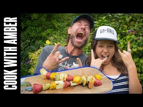 Grilled Fruit with DJ BBQ | Cook With Amber