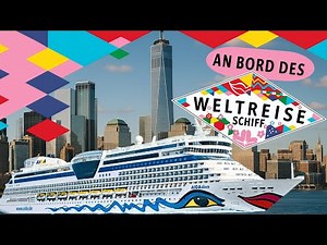 Einmal um die Welt mit AIDA Diva – Die SCHIFFSBESICHTIGUNG zur Weltreise🚢