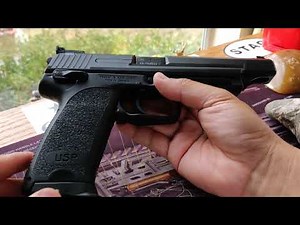 Shooting HK USP Elite 45 @15/25 yards