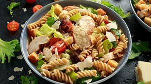TikTok's Chicken Caesar Pasta Salad Is A Flavorful Twist On The Classic - Mashed