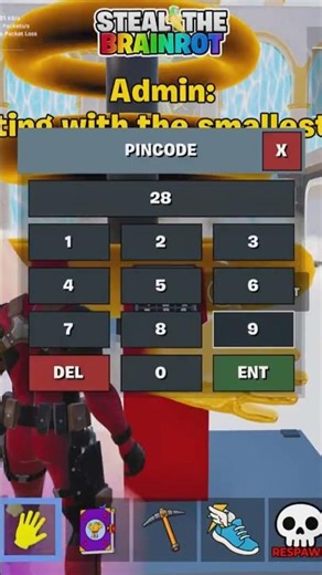 SECOND CODE SKIP MACHINE CODE STEAL THE BRAINROT #fortnite SKIP MACHINE CODE HEAVEN ADMIN ABUSE EVEN