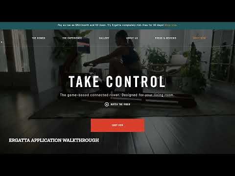 Ergatta Rower Review: Full Application Demo!
