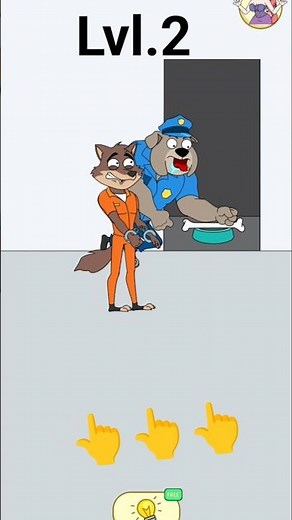 "Prank Police 2" lvl.2 delete one part #shortvideo #funny #gameplay