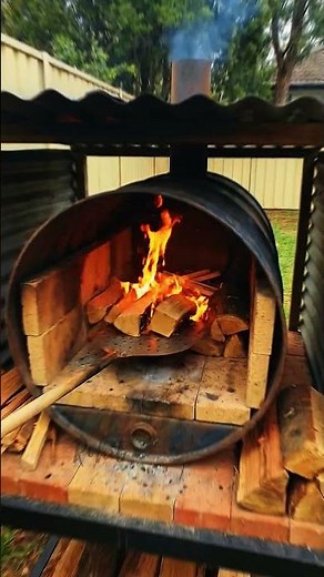 $90 Barrel Pizza Oven?! 🍕 I Made a Pizza Oven From an Old Steel Drum