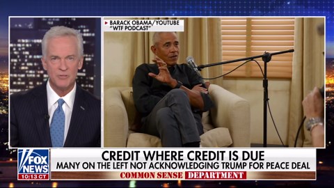 Trace Gallagher: Many on the Left could not bring themselves to give credit where credit's due