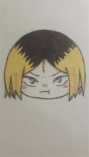 Drawing Kenma Chibi | Anime Sketch Tutorial