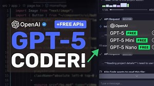 GPT-5、Nano、Mini Coder（含免费API）：教你如何免费将GPT-5变成主力编程助手，即刻体验！_哔哩哔哩_bilibili