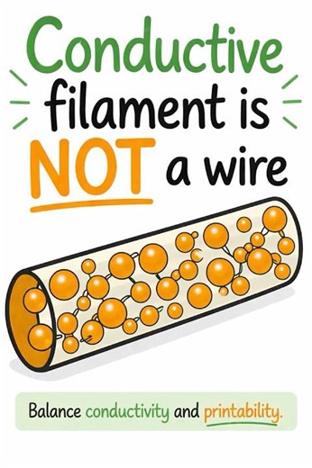This Is NOT a Wire (How Conductive Filament Actually Works) #conductivefilament#3dprinting