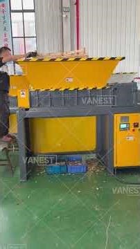 🚀Waste Wood Pallet Solution | EBK1200 Industrial Shredder