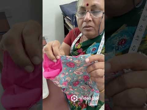 அழகான கலர் பெல்ட். How to fix a decorative belt to a frock. (Tamil)