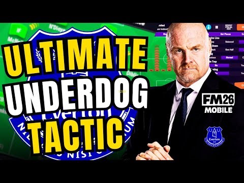 Best Underdog Tactic in FM26 Mobile – 85% Win Rate!
