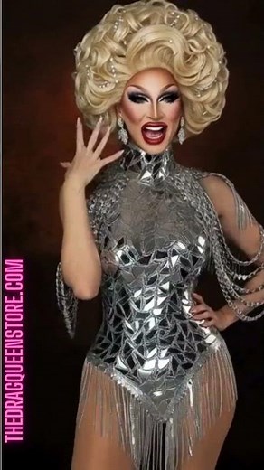 Drag Queens: This Silver Bodysuit Will Make You SLAY the Stage! ✨ #DragFashion #thedragqueenstore